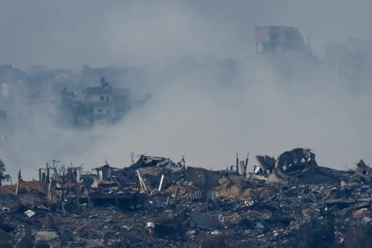 加薩走廊部分地區的民宅已經被夷成平地。路透社