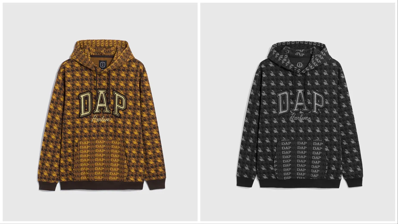 DAP Logo帽T(金色、黑色),各3999元。品牌提供