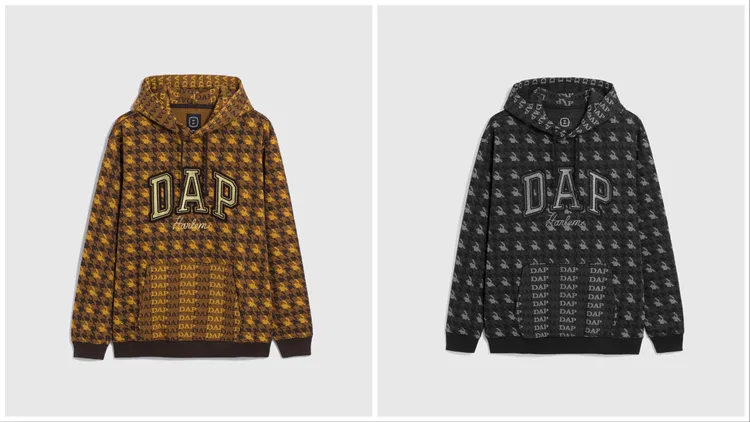 DAP Logo帽T（金色、黑色），各3999元。品牌提供