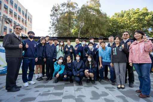 新竹磐石中學通學步道完工啟用 高虹安:給孩子安全友善的步行環境