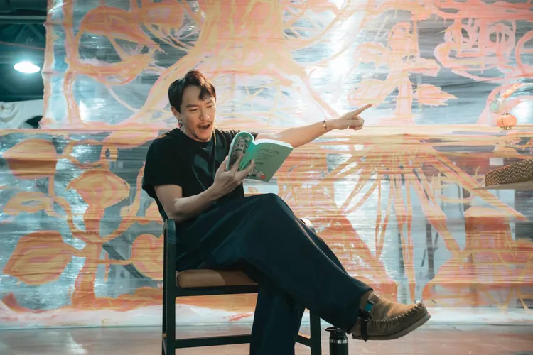 張震故事說得活靈活現。StreetVoice街聲提供