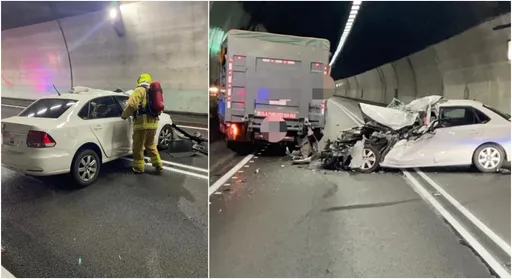 國道5號雪隧車禍!全線封閉80分鐘 1駕駛「頭部重創」身亡