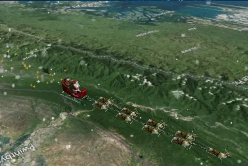 耶誕老人在哪？北美航太司令部、Google報你知