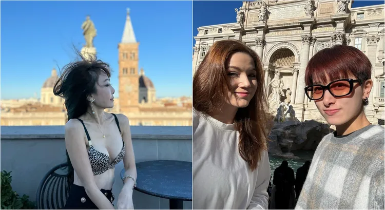 胡文英驚喊「在歐洲不能生病」，曝女兒鄭靚歆在歐洲生病，看診和拿藥要2500元台幣。翻攝自雙方臉書