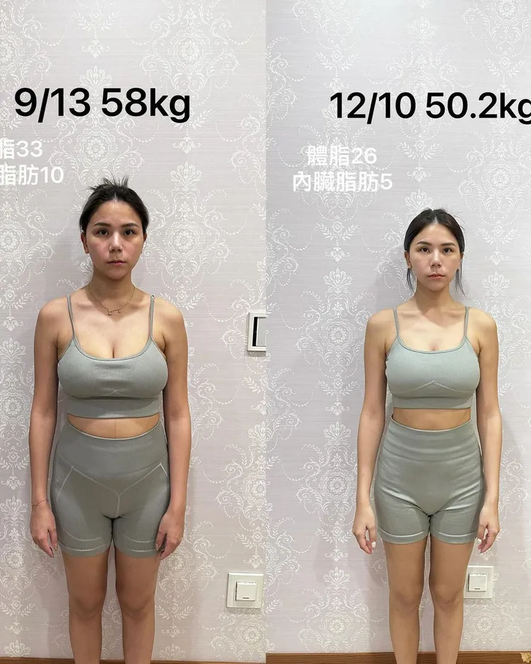 蕾菈3個月來瘦了8公斤。翻攝自蕾菈IG