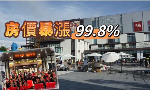 達麗岡山建百貨炒高房價 興建前後單坪大漲16萬元