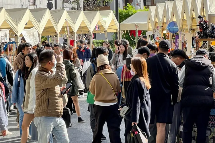 由好日市集策畫的「心中山漫遊宇宙市集」。業者提供