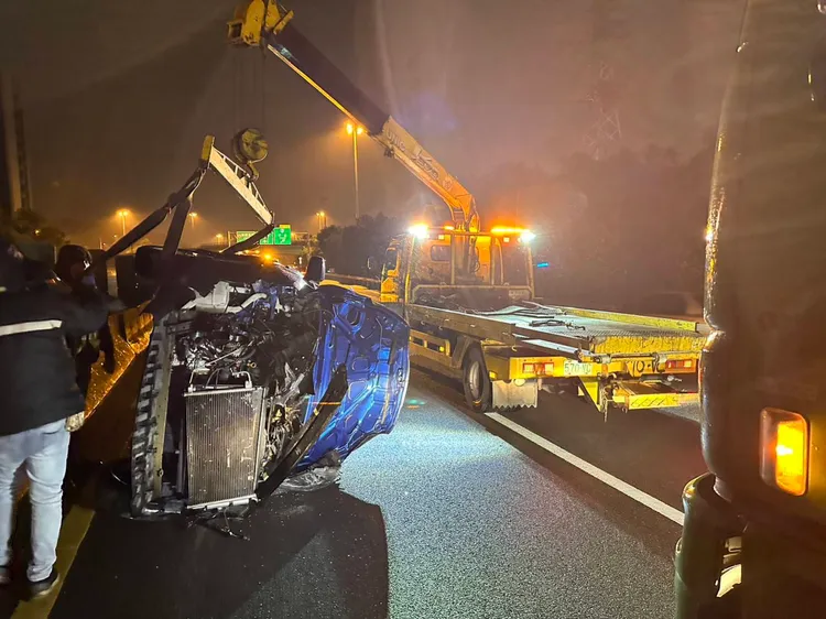 事故已於晚間9時許排除。翻攝畫面