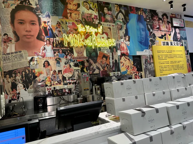 特展展出莫文蔚演唱會、唱片封面、雜誌封面等影像。彭欣偉攝