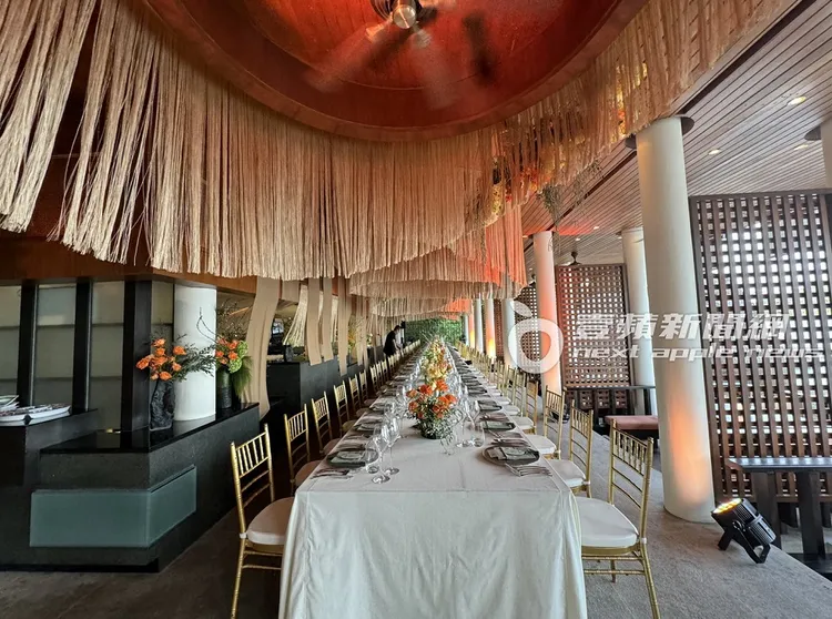 楊紫瓊婚宴場地。吳玉愛攝