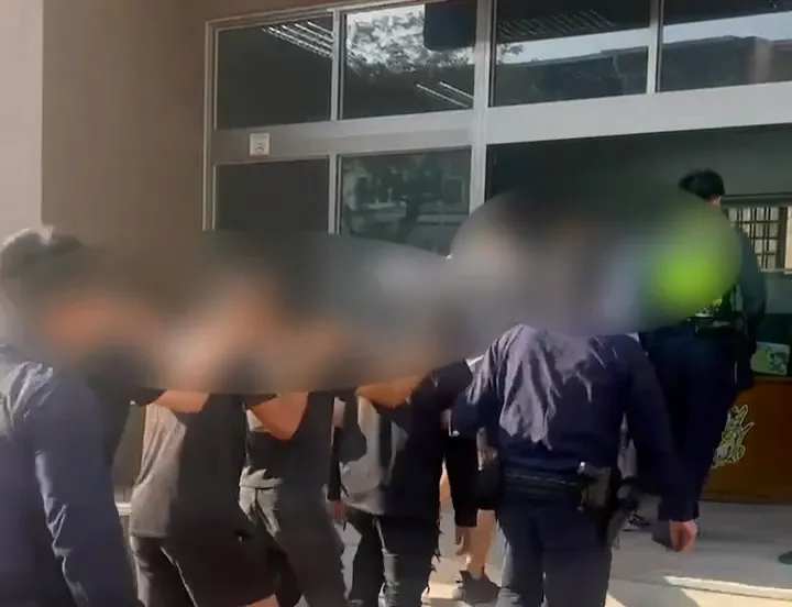 12名嫌犯被移送法辦。民眾提供