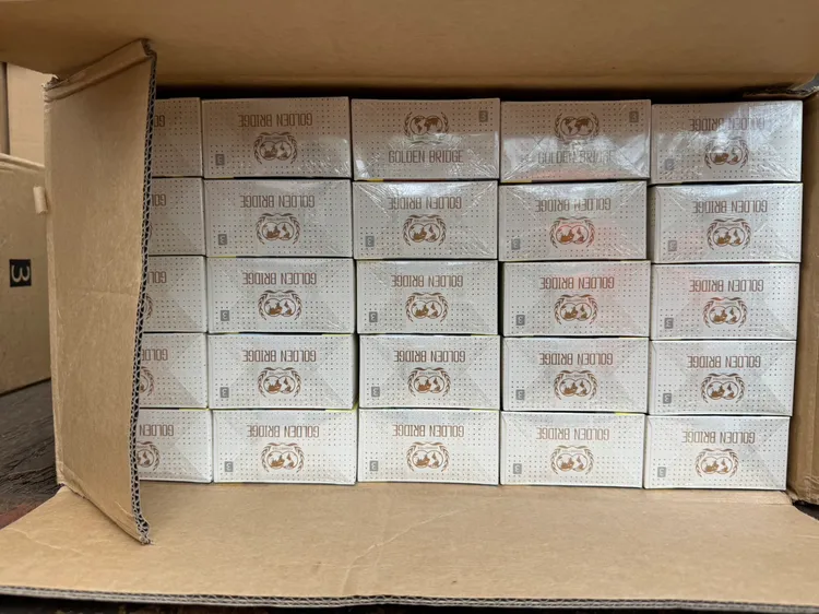 走私菸品非市面常見品牌。高雄港警總隊提供