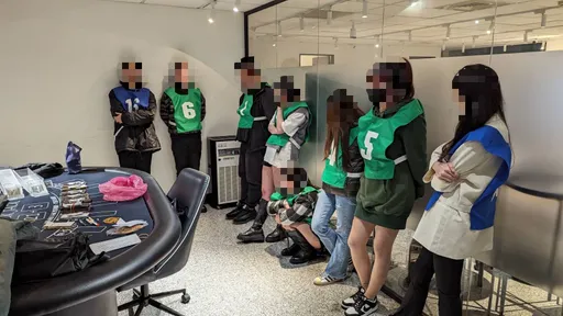百家乐赌场暗藏芦洲商办大楼 美女荷官排排站!入内得先「人脸辨识」