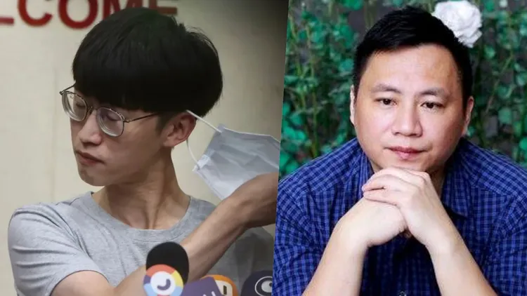 李男（左）提告王丹（右）性侵未遂。資料照片、翻攝王丹臉書