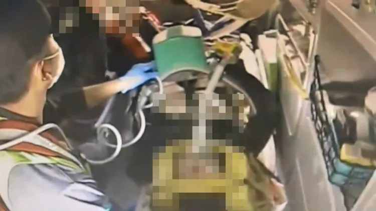 鄭女送醫搶救仍因傷重不治。民眾提供