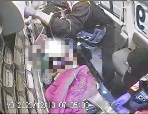 婦人送醫後仍傷重不治。讀者提供