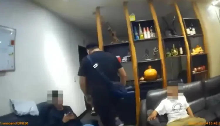 警方破獲龍堂堂口。翻攝畫面