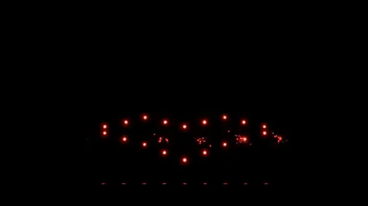 愛心煙火象徵「愛與包容，台南400」。示意圖／南市府提供