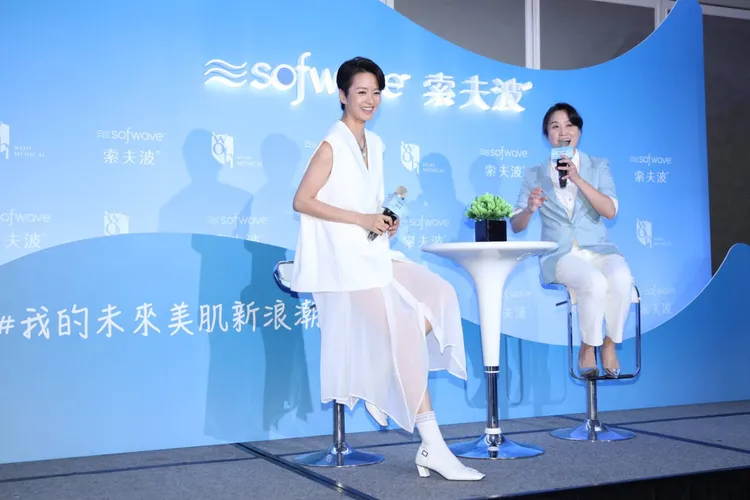  梁詠琪分享如何養生。娛樂中心攝