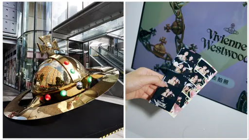 巨大土星降落信義區　Vivienne Westwood太空展間藏有拍貼機