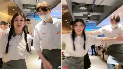 想紅想瘋了！妹子PO台灣海底撈出戰　竟是為難男店員硬上