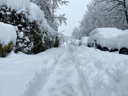 冰雪封城!德國慕尼黑暴雪亂交通 飛機火車全天取消