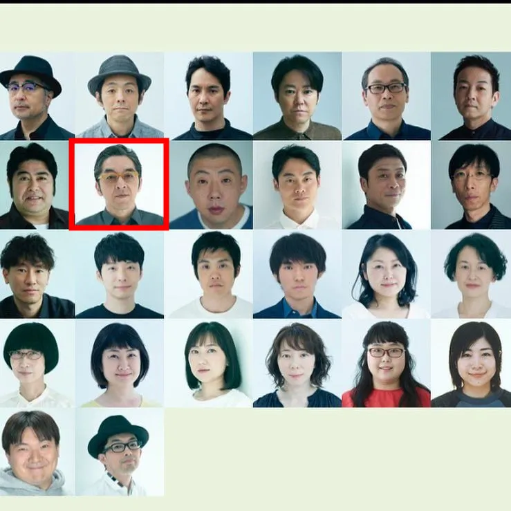村杉蟬之介（紅框處）隸屬「大人計画」劇團。翻攝otonakeikaku_official IG