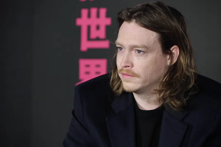 坎城影帝卡賴伯蘭李瓊斯首度來台。林林攝