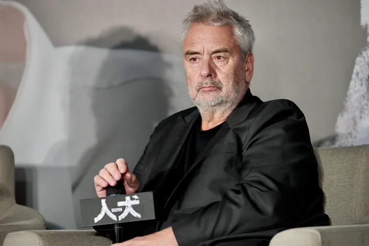 盧貝松來台宣傳新作《人犬》。林林攝