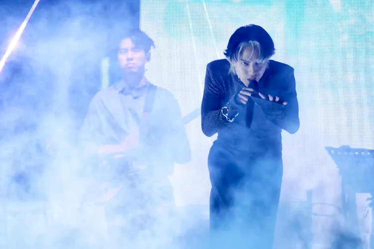 林宥嘉小巨蛋開唱。林林攝