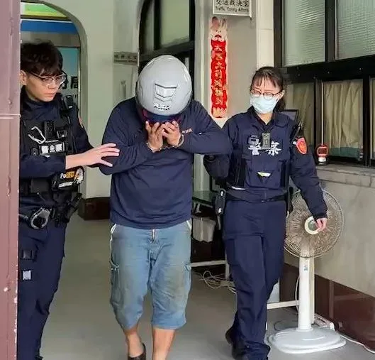 鄭男移送法辦。中壢警分局提供