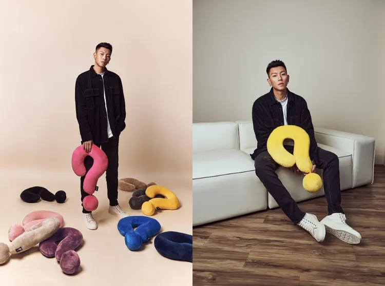 問號？頸枕造型超吸睛，完美弧線能妥妥的貼合頸部，當作居家擺設也超適合