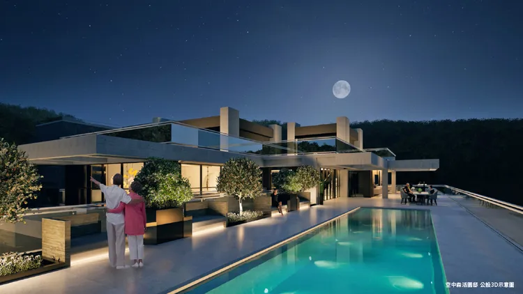 台北別墅公設會館設施眾多，回到家就是享受。