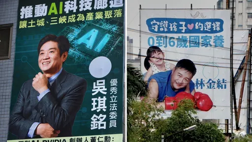 郭台銘「人退志不退」!支持意向曝光 藍綠「看板大戰」急搶收政見