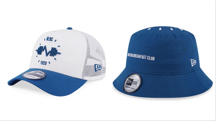 940AF NEW ERA（左）1380元、漁夫帽NEW ERA（右）1780元。品牌提供