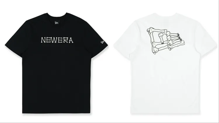 短袖Tee NEW ERA黑、白，各1680元。品牌提供