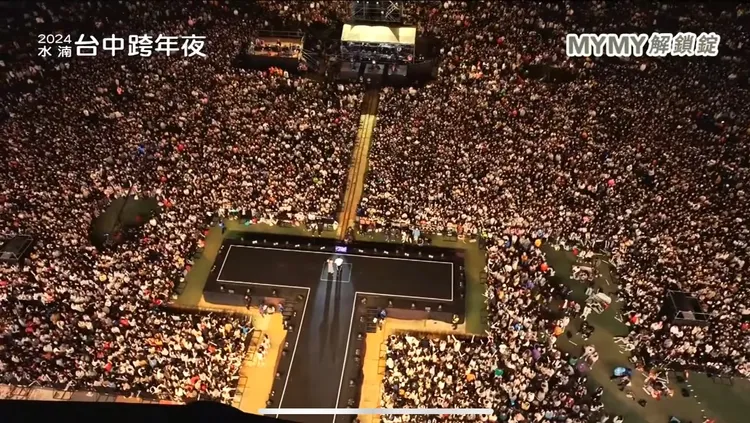 現場湧進逾18萬人。台中市政府提供