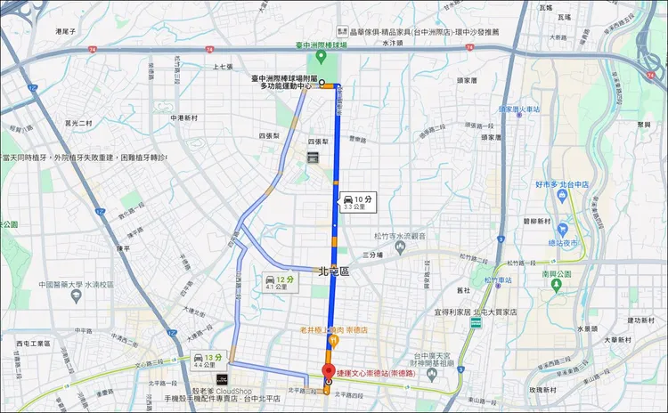 文心崇德捷運站至洲際棒球場距離不遠，可多利用捷運。警方提供