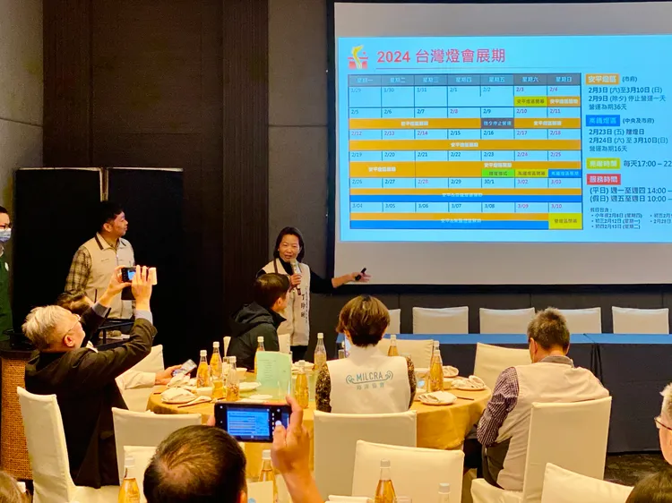 臺南市政府觀光旅遊局今(22)日辦理發表2023年度施政成果。王志弘攝