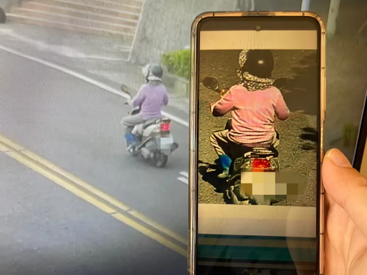 警方仔細過濾、比對，研判出行車軌跡。警方提供