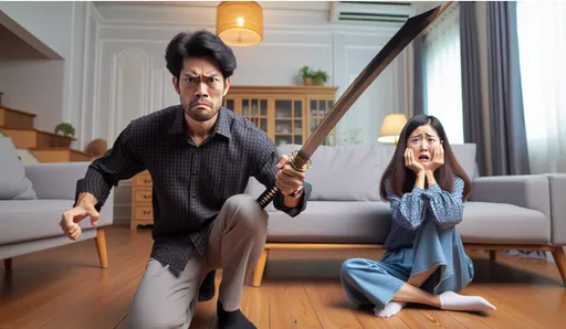 人夫坐牢妻子被包養！他出獄驚見親密照　稚子面前怒持「關刀」戳死她