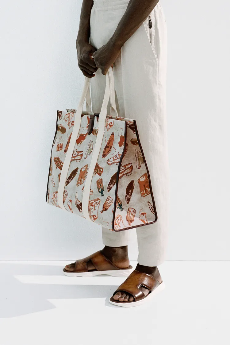 Berluti 2024春夏系列配件。品牌提供