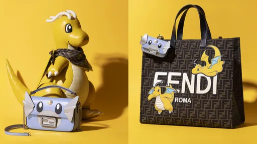 FENDI獻藤原浩+寶可夢超狂聯名 快龍繫上FF真絲圍巾萌翻了