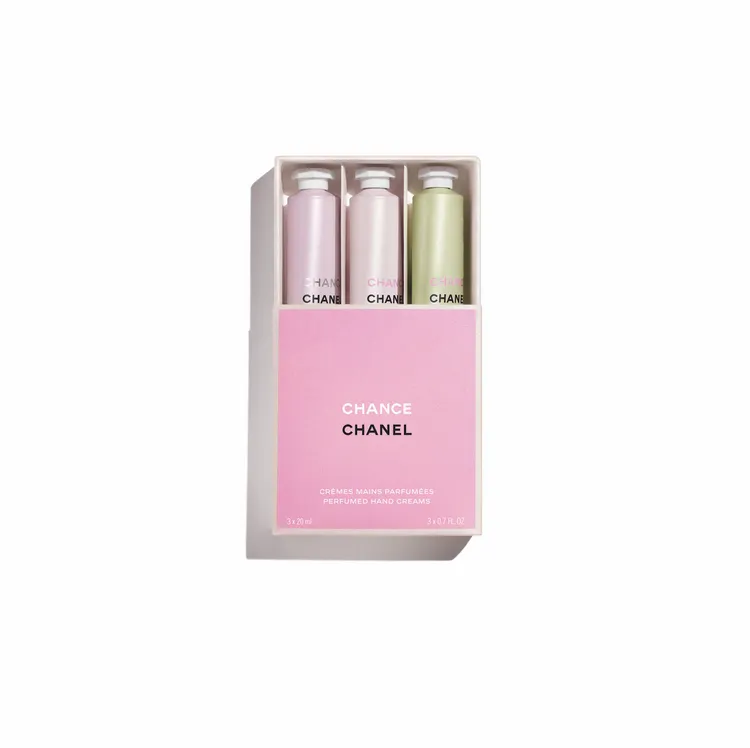 香奈兒CHANCE香氛玉手霜，20ml*3／2900元。品牌提供
