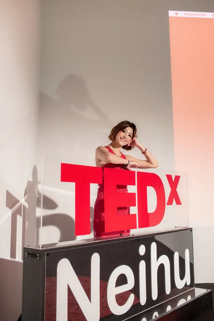 TEDxNeihu的創辦人許瑜珊。TEDxNeihu提供