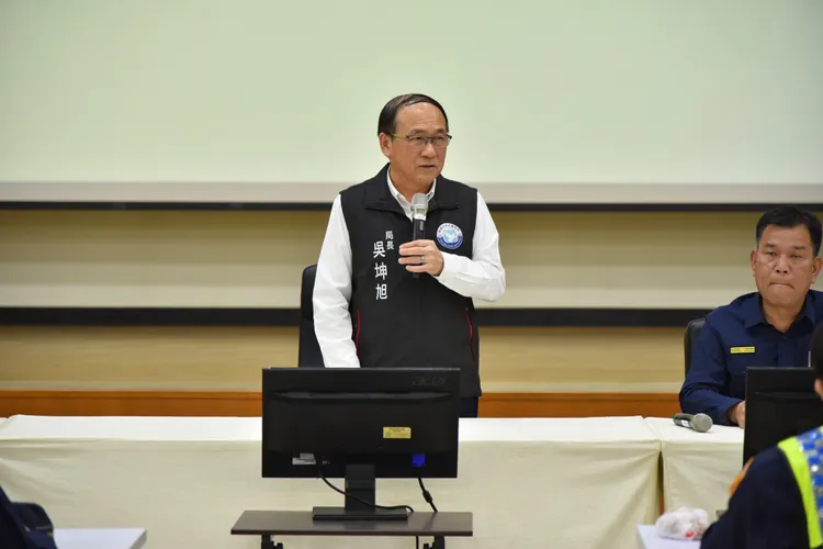 警察局長吳坤旭。桃園市警局提供