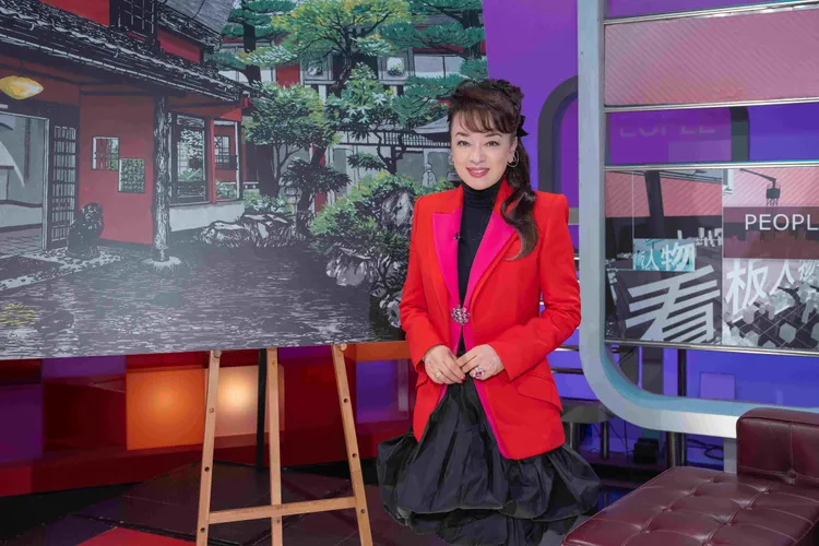 翁倩玉分享醉心於版畫世界的創作旅程。TVBS提供