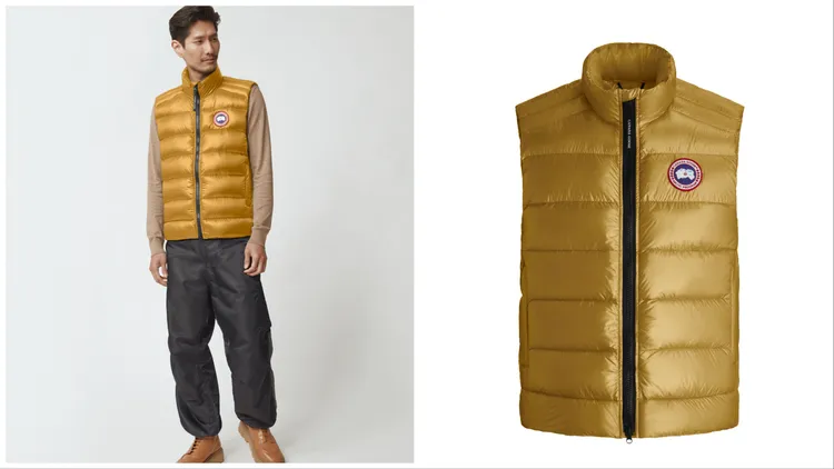 Crofton背心（金色），2萬500元。品牌提供