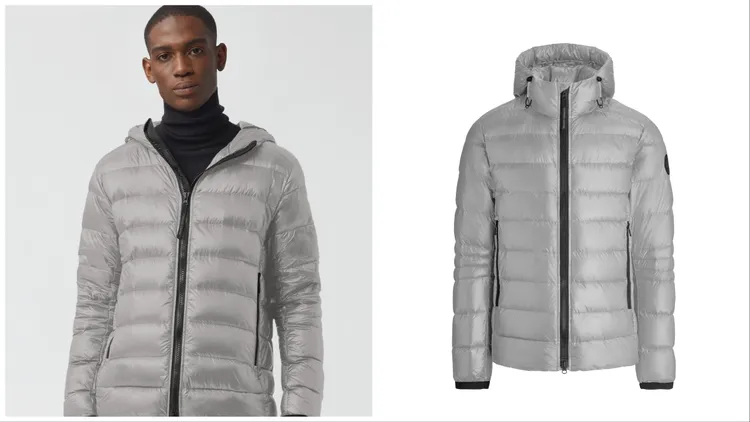 Crofton黑標連帽羽絨服（銀樺色），3萬1400元。品牌提供