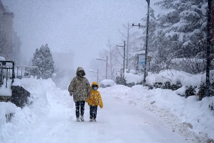 山東榮成。新華社